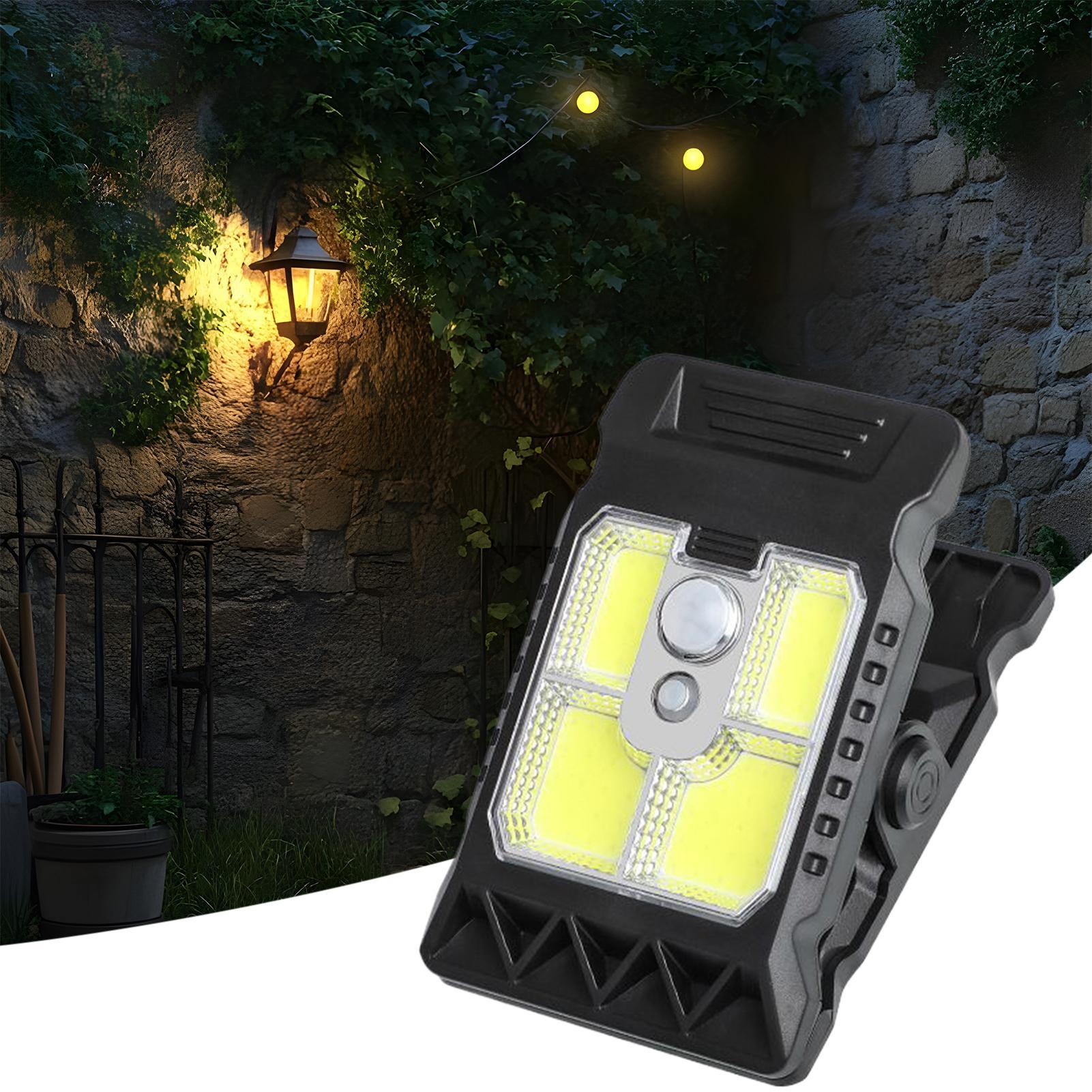 Home Security Lights Outdoors - Waterproof Solar Clip Lighting 300LM Motion