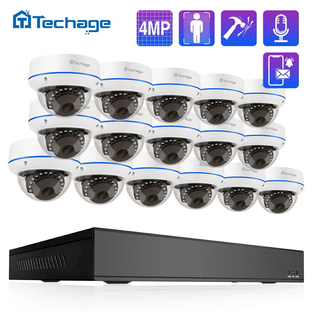 Home Security News - Techage HD 4MP 16CH POE Surveillance