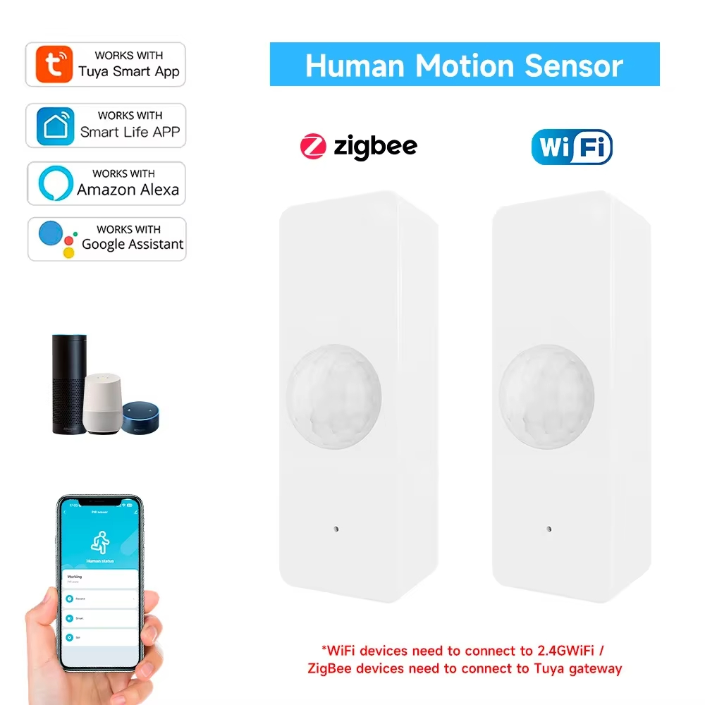 Home Security Tools - Tuya WiFi Zigbee PIR Motion Sensor