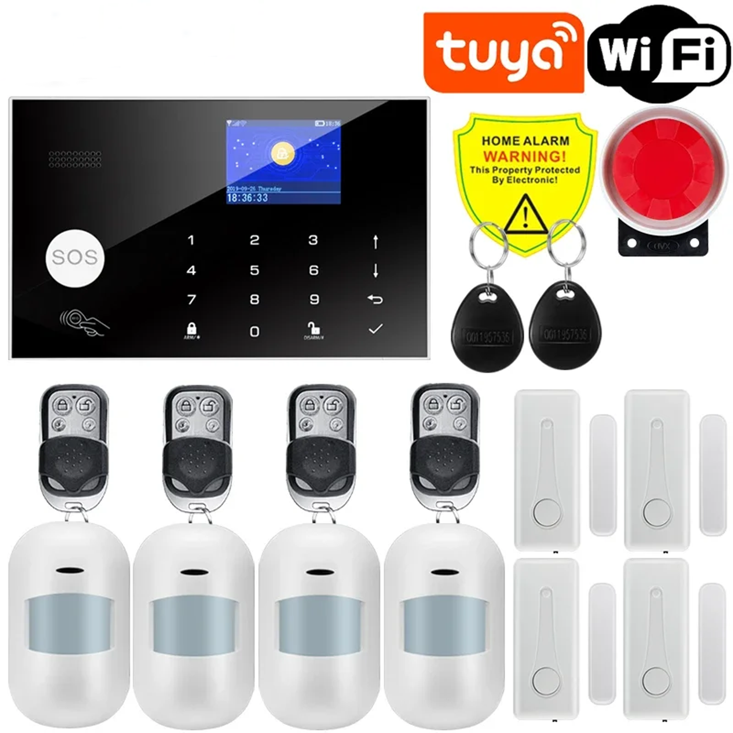 Home Zone Security Camera - Tuya Wireless WIFI GSM Home Burglar