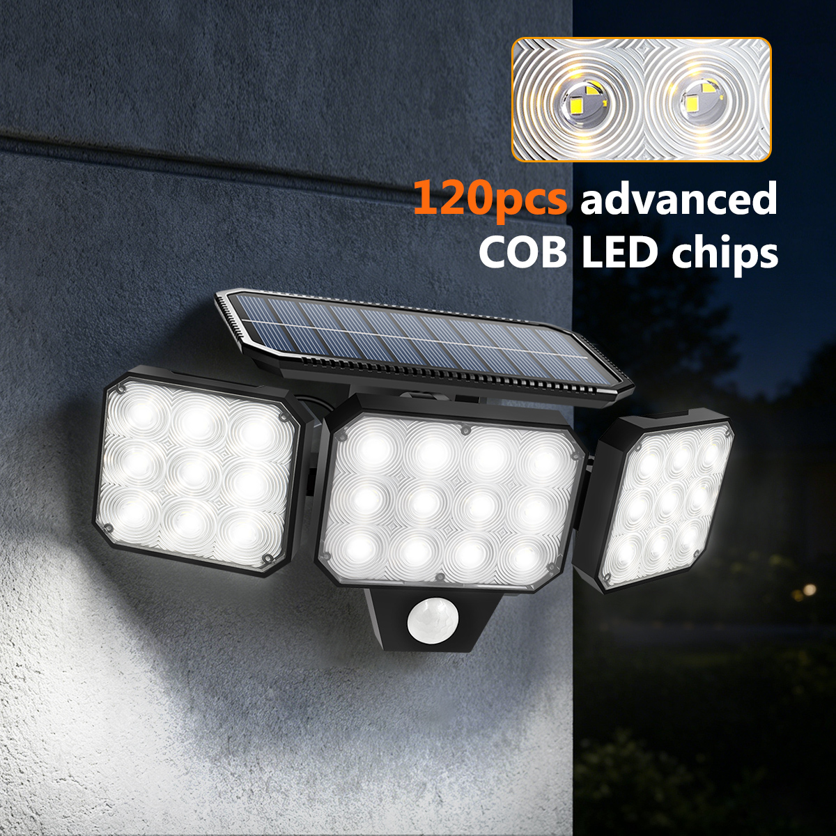 Home Security Lights Outdoors - Solar Lights Outdoor with Motion Sensor