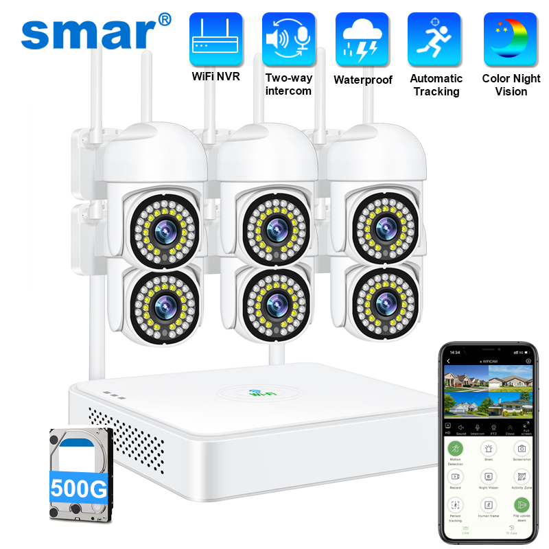 Home Security No Wifi - Smar 3MP Wireless CCTV Security Camera