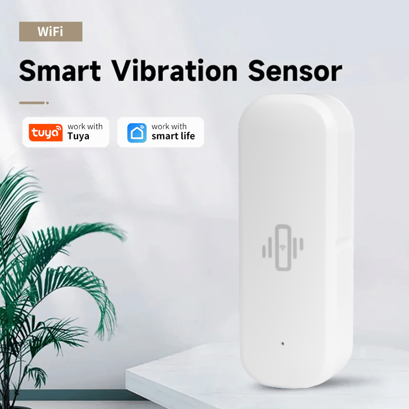 Home Security Tools - Tuya Smart Devices WiFi Vibration Sensor