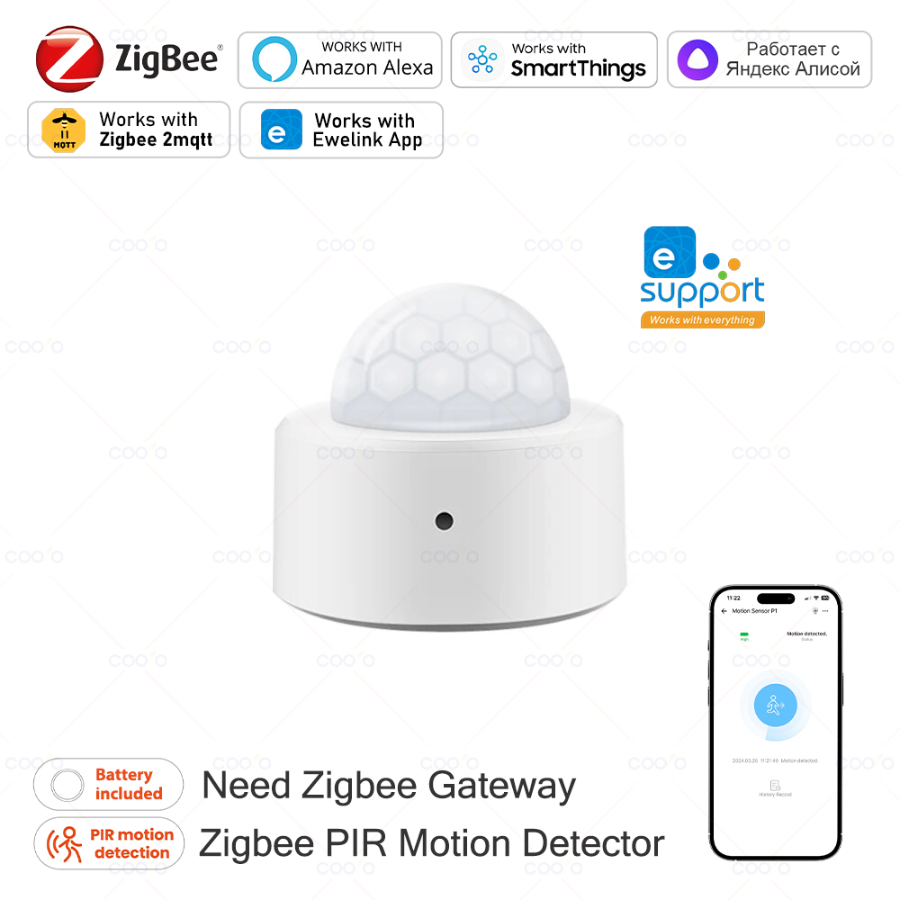Home Security Tools - Zigbee Mini PIR Motion Sensor Human