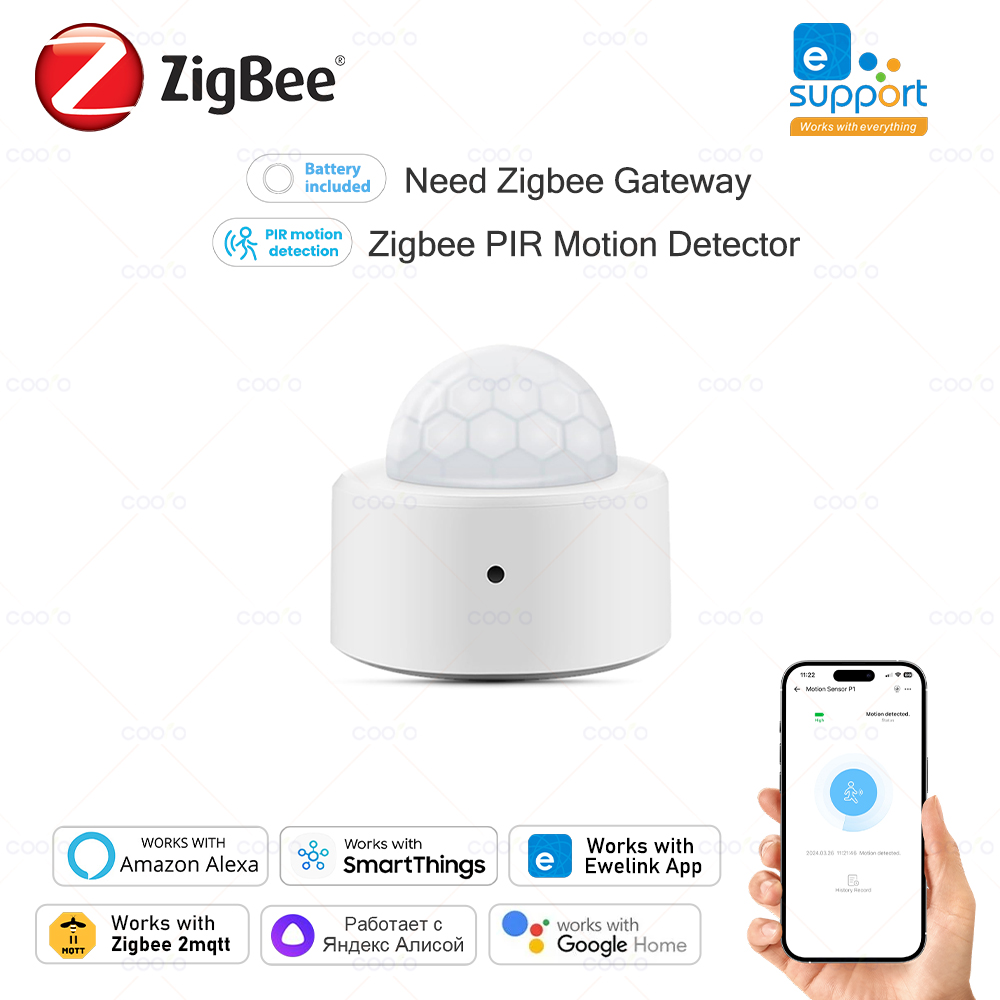 Home Security Tools - COOLO Zigbee 3.0 PIR Motion Sensor