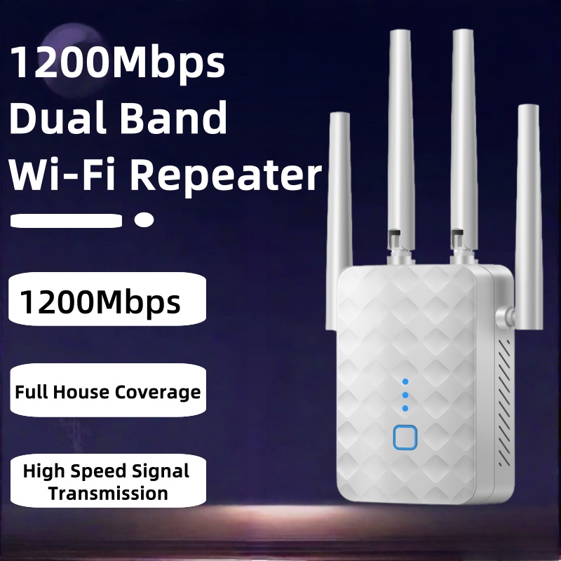 1200Mbps Dual Band WiFi Repeat - Home Security No Wifi のレビューと価格