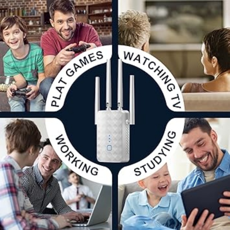 1200Mbps Dual Band WiFi Repeat - Home Security No Wifi のレビューと価格