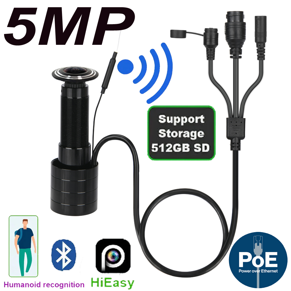 5MP Door Eye IP POE Camera Min - Home Security News のレビューと価格