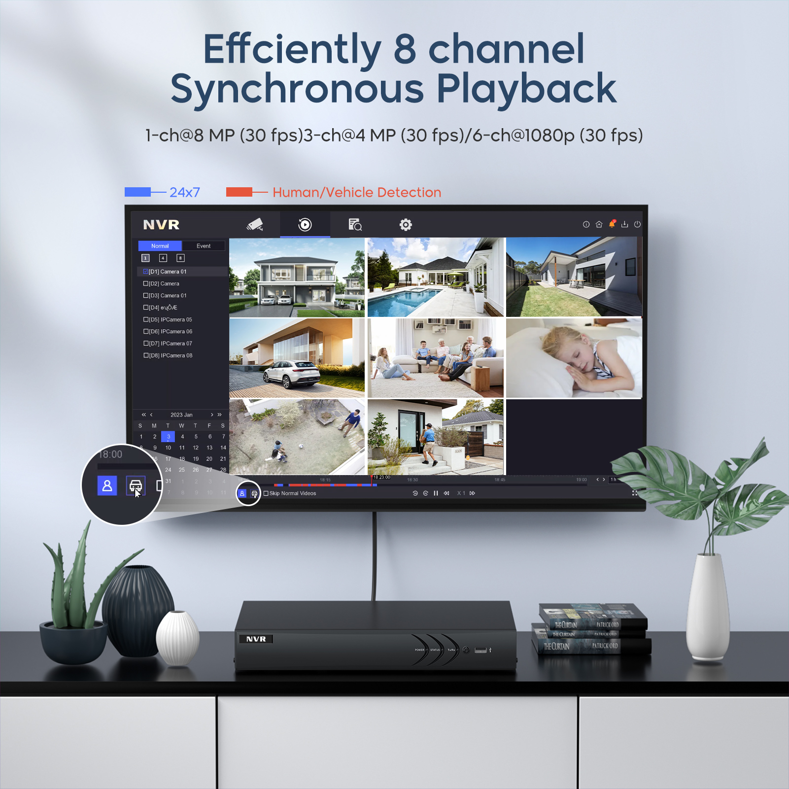 8CH Network Video Recorder for - Home Security System Hikvision のレビューと価格