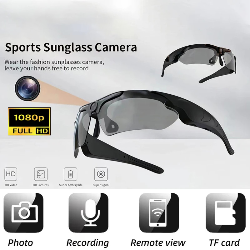 1080P HD Camera Smart Glasses  - Home Security Camera のレビューと価格