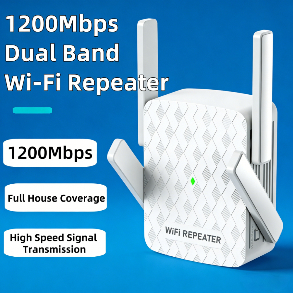 New 1200Mbps 5Ghz WiFi Repeate - Home Security No Wifi のレビューと価格
