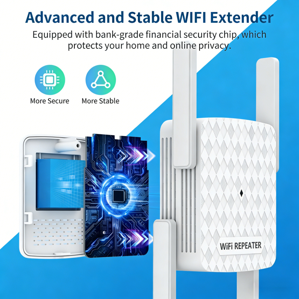 New 1200Mbps 5Ghz WiFi Repeate - Home Security No Wifi のレビューと価格
