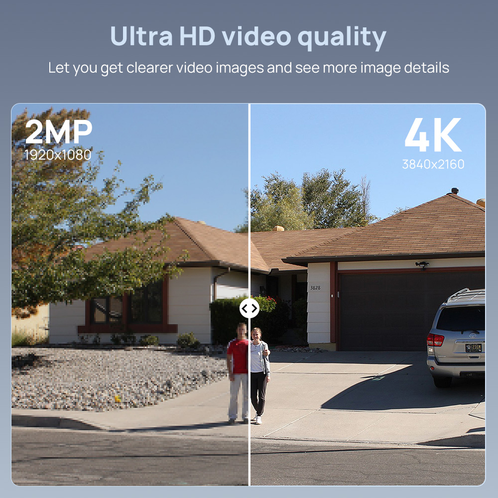 VIKYLIN 8MP 5X Zoom Bullet IP  - Home Security Lights Outdoors のレビューと価格