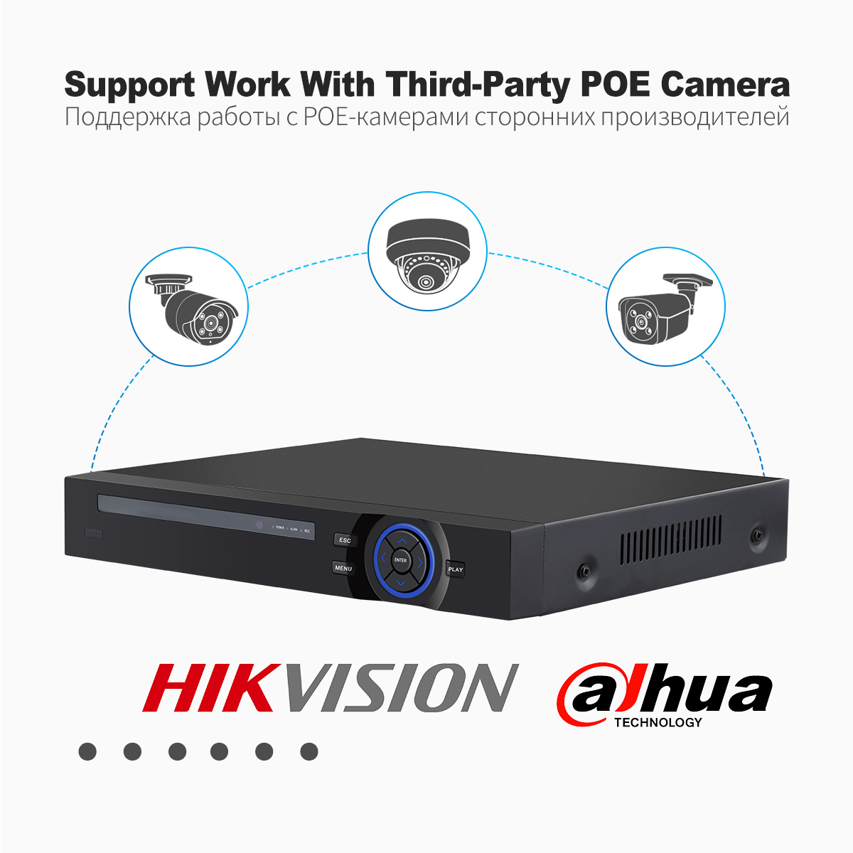 Techage UHD H.265 36CH POE NVR - Home Security Camera のレビューと価格