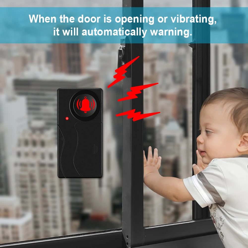 New 110dB Door And Window Vibr - Home Security News のレビューと価格