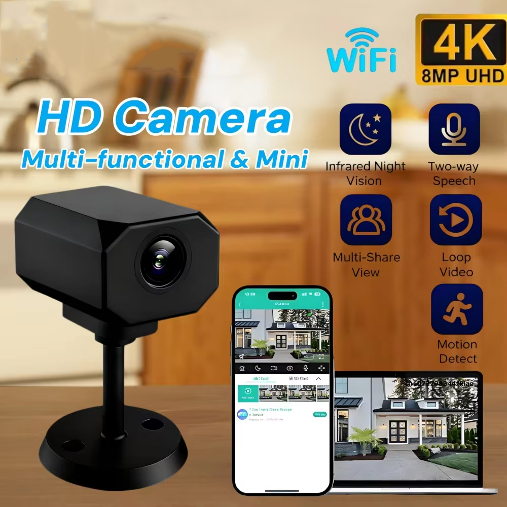 4K HD WiFi Security Camera for - Home Security News のレビューと価格