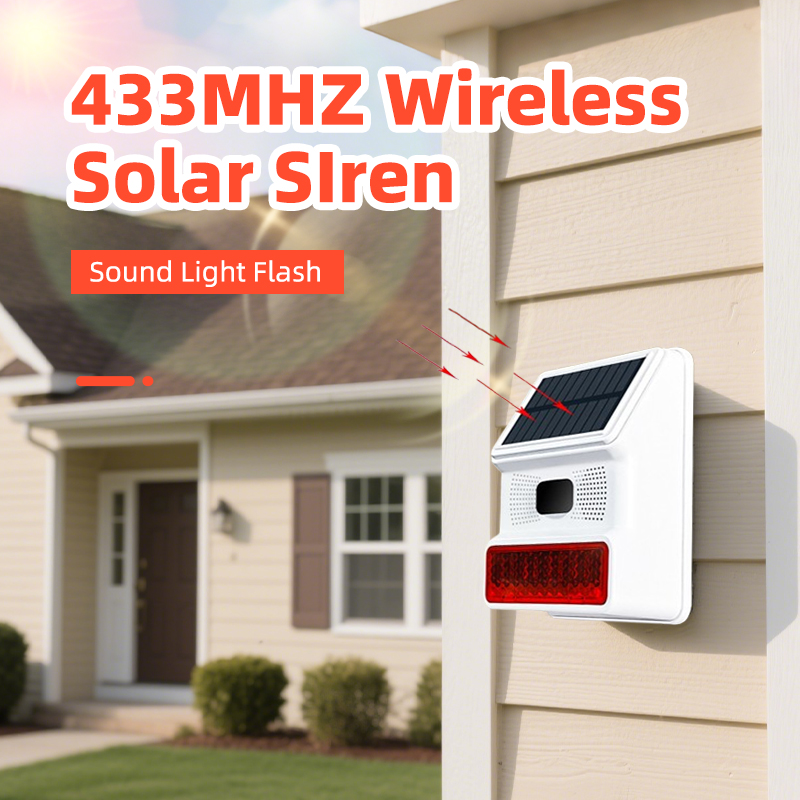 Outdoor Alarm Horn 433MHZ Wire - Home Security Lights Outdoors のレビューと価格