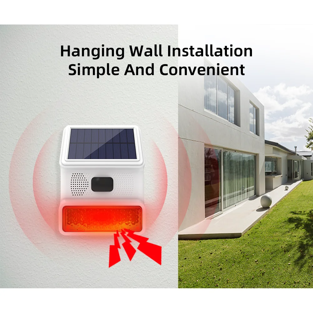 Outdoor Alarm Horn 433MHZ Wire - Home Security Lights Outdoors のレビューと価格