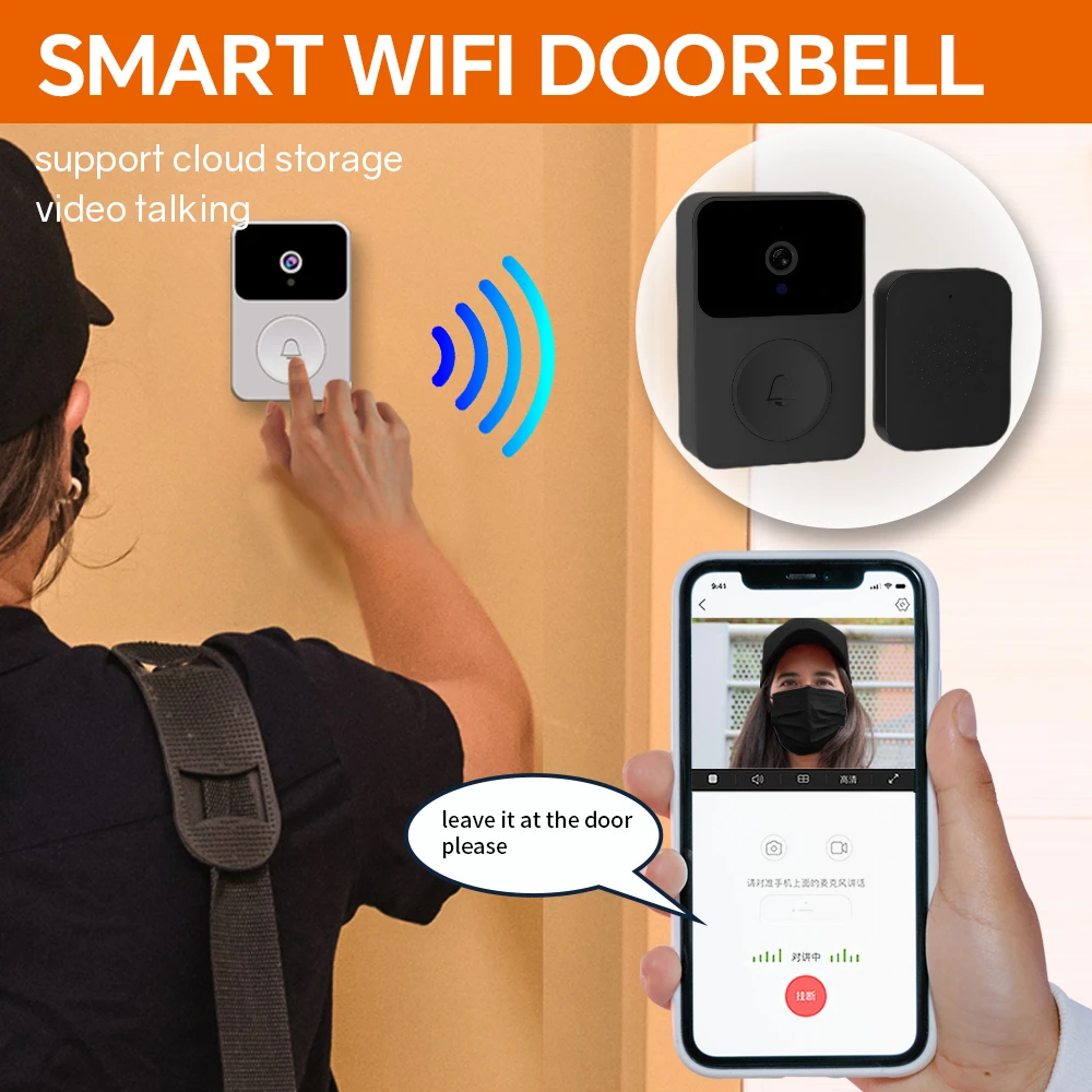 Smart Wireless Doorbell Camera - Home Security Ring Camera のレビューと価格