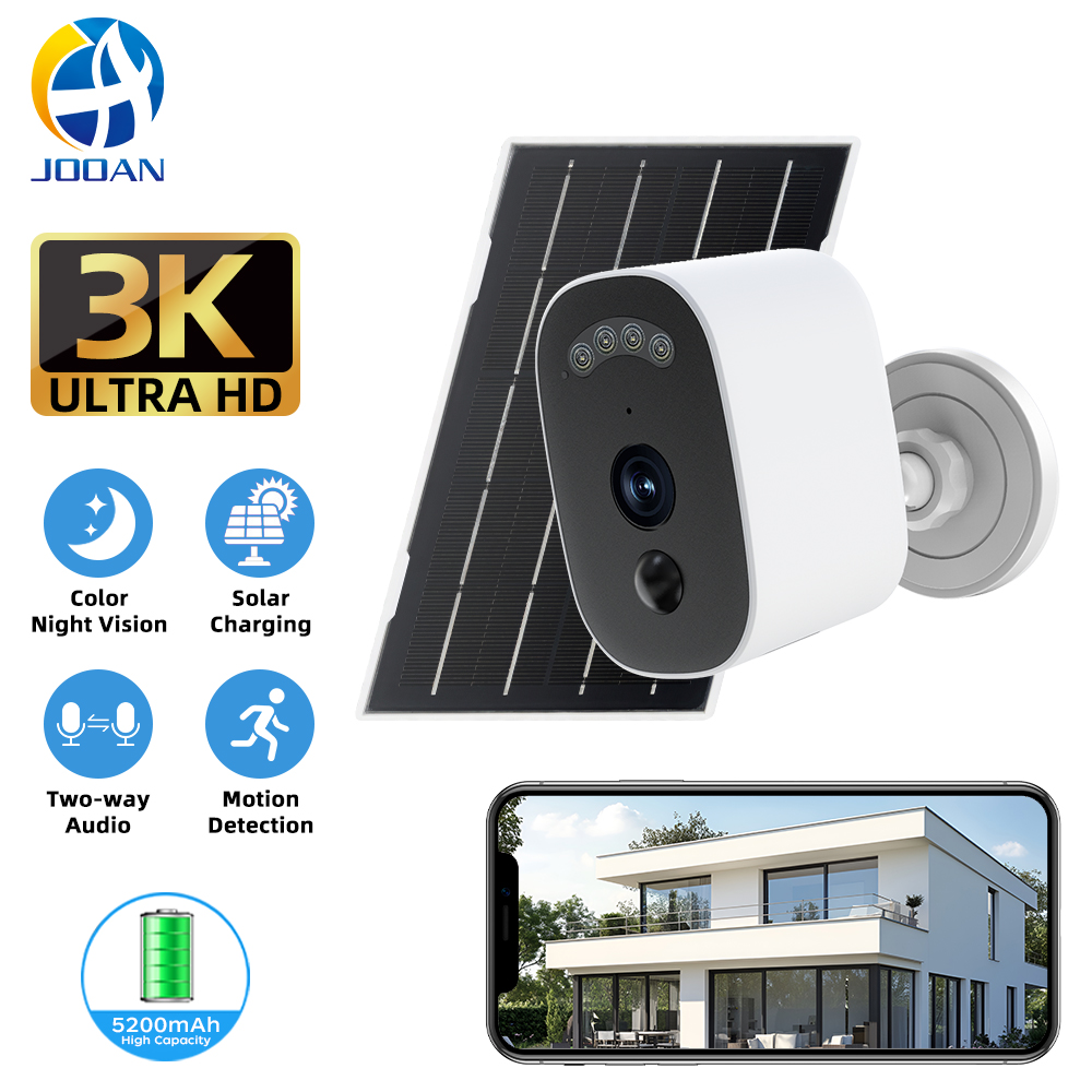 Jooan 3K HD Solar Security Cam - Home Security No Wifi のレビューと価格