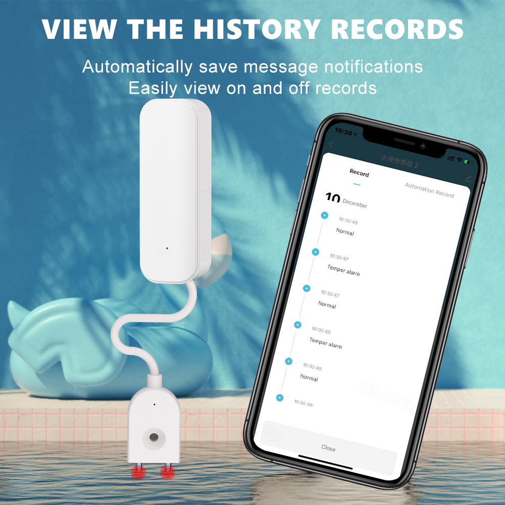 WiFi/Zigbee Water Sensor Tuya  - Home Security And Monitoring のレビューと価格