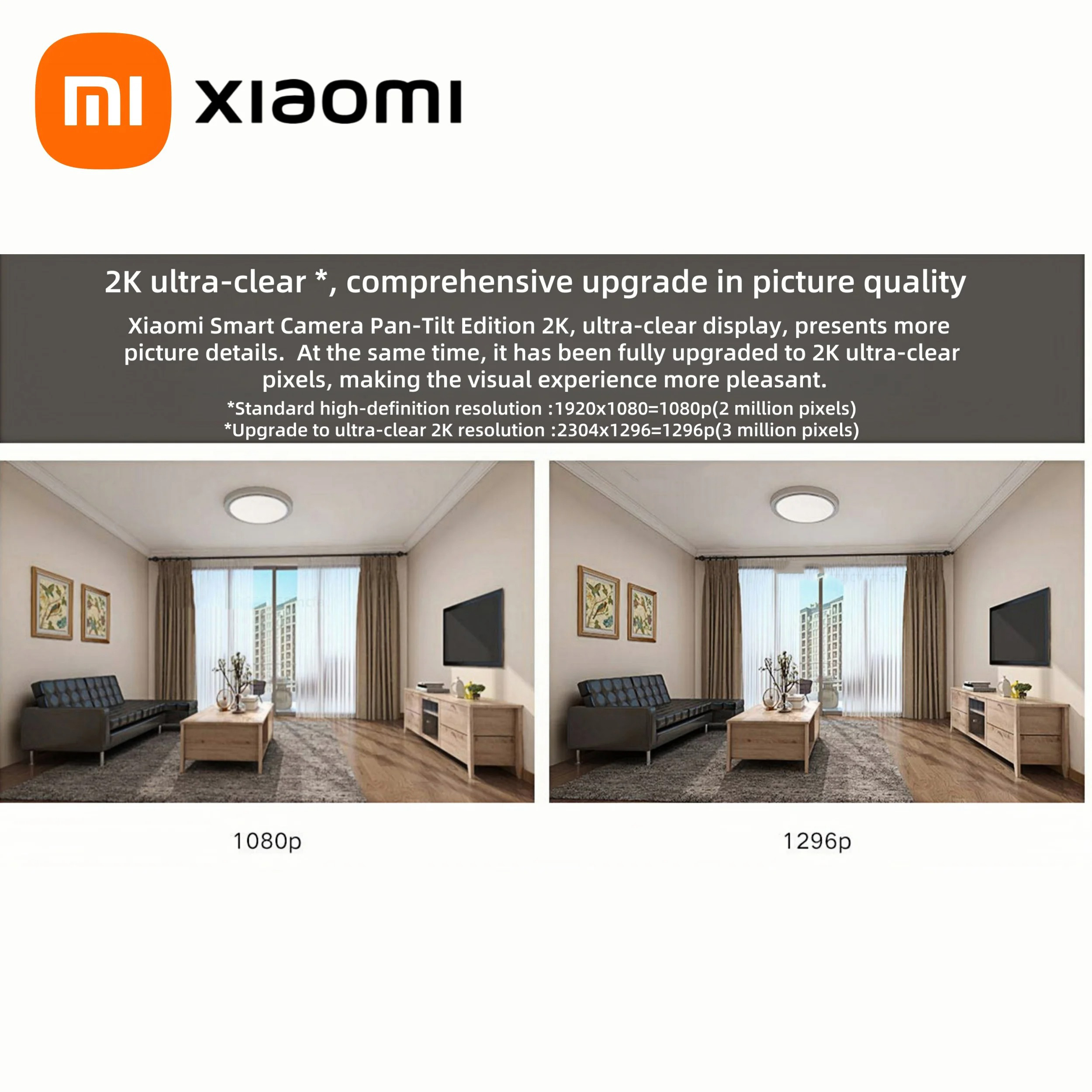 Xiaomi Smart Camera 2K 1296P H - Xiaomi Home Security Camera 2K のレビューと価格