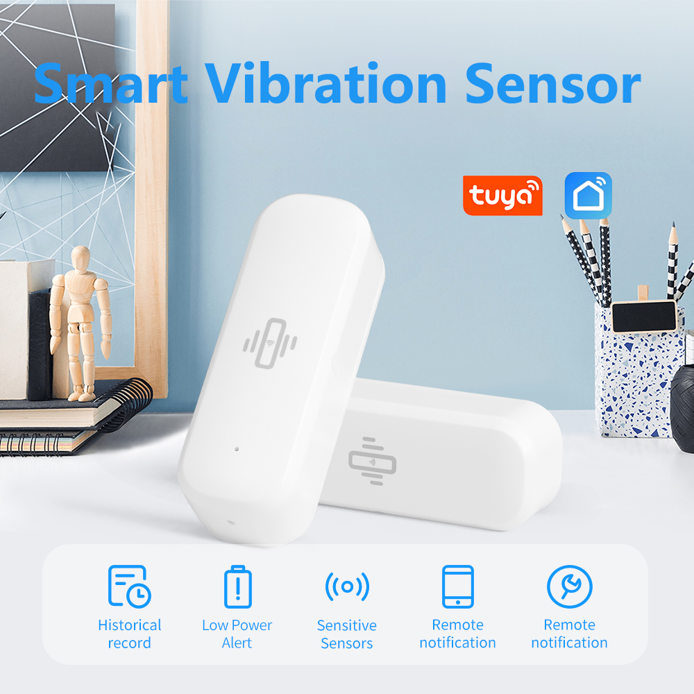 Tuya Smart WiFi Vibration Sens - Home Security And Monitoring のレビューと価格