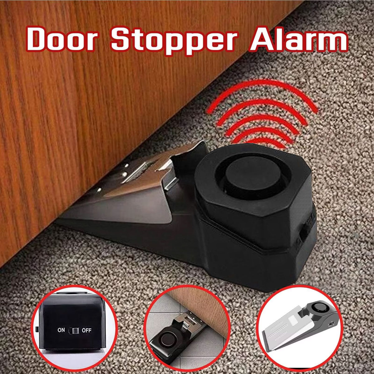 Wireless Door Stop Alarm Syste - Home Security Systems Wireless のレビューと価格