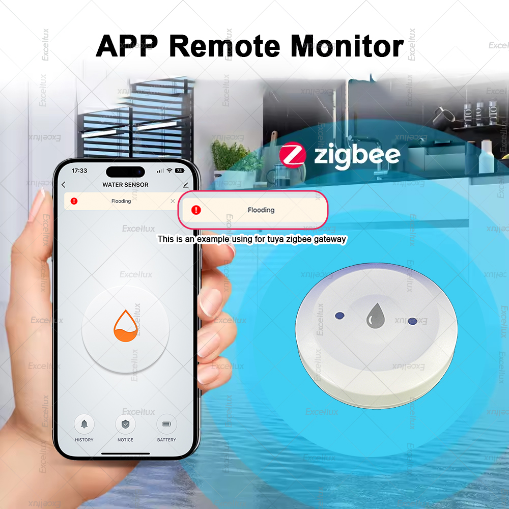 Zigbee Water Detector Leakage  - Home Security And Monitoring のレビューと価格