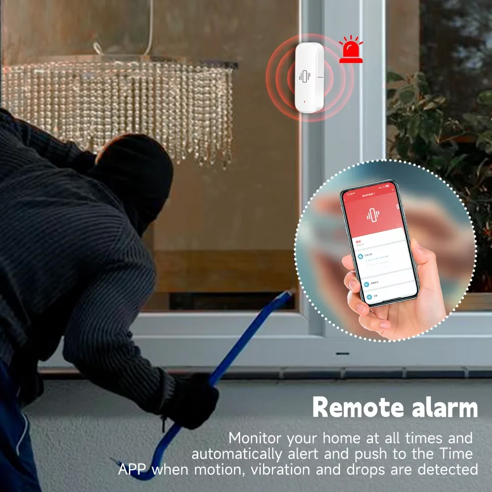 Smart ZigBee Vibration Sensor  - Home Security Tools のレビューと価格