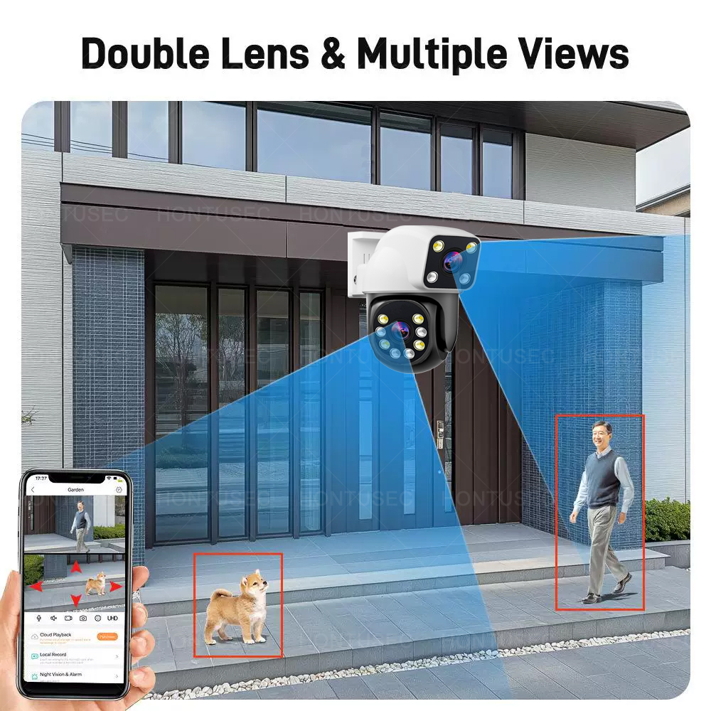 Smartlife 8MP WiFi Tuya Outdoo - Home Security No Wifi のレビューと価格
