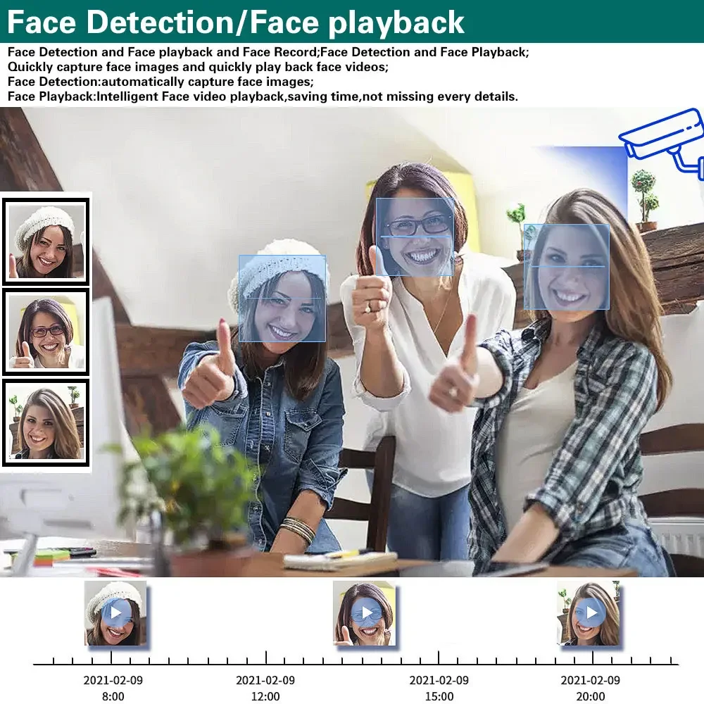 Home Security 8MP H.265+ 4CH 4 - Home Security Kit With Camera のレビューと価格