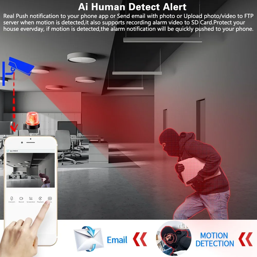 Home Security 8MP H.265+ 4CH 4 - Home Security Kit With Camera のレビューと価格