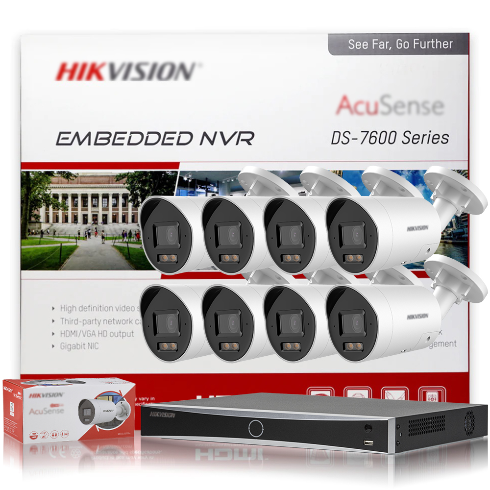 Hikvision 4K 8MP POE CCTV Secu - Home Security System Hikvision のレビューと価格