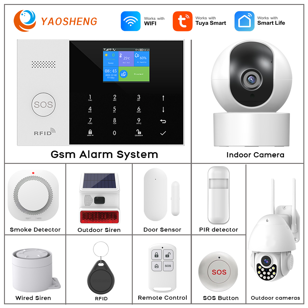 4G Alarm System Security Home  - Home Security No Wifi のレビューと価格