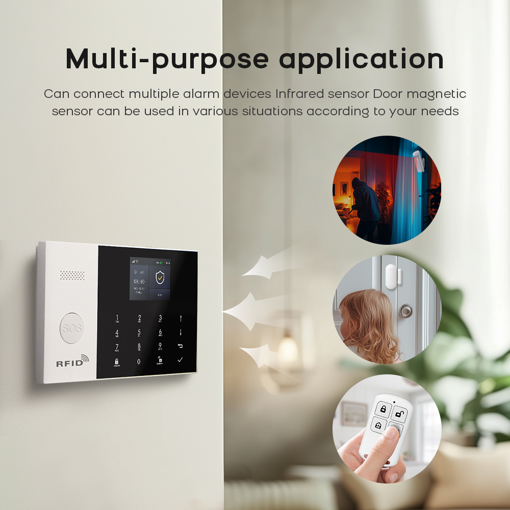 4G Alarm System Security Home  - Home Security No Wifi のレビューと価格