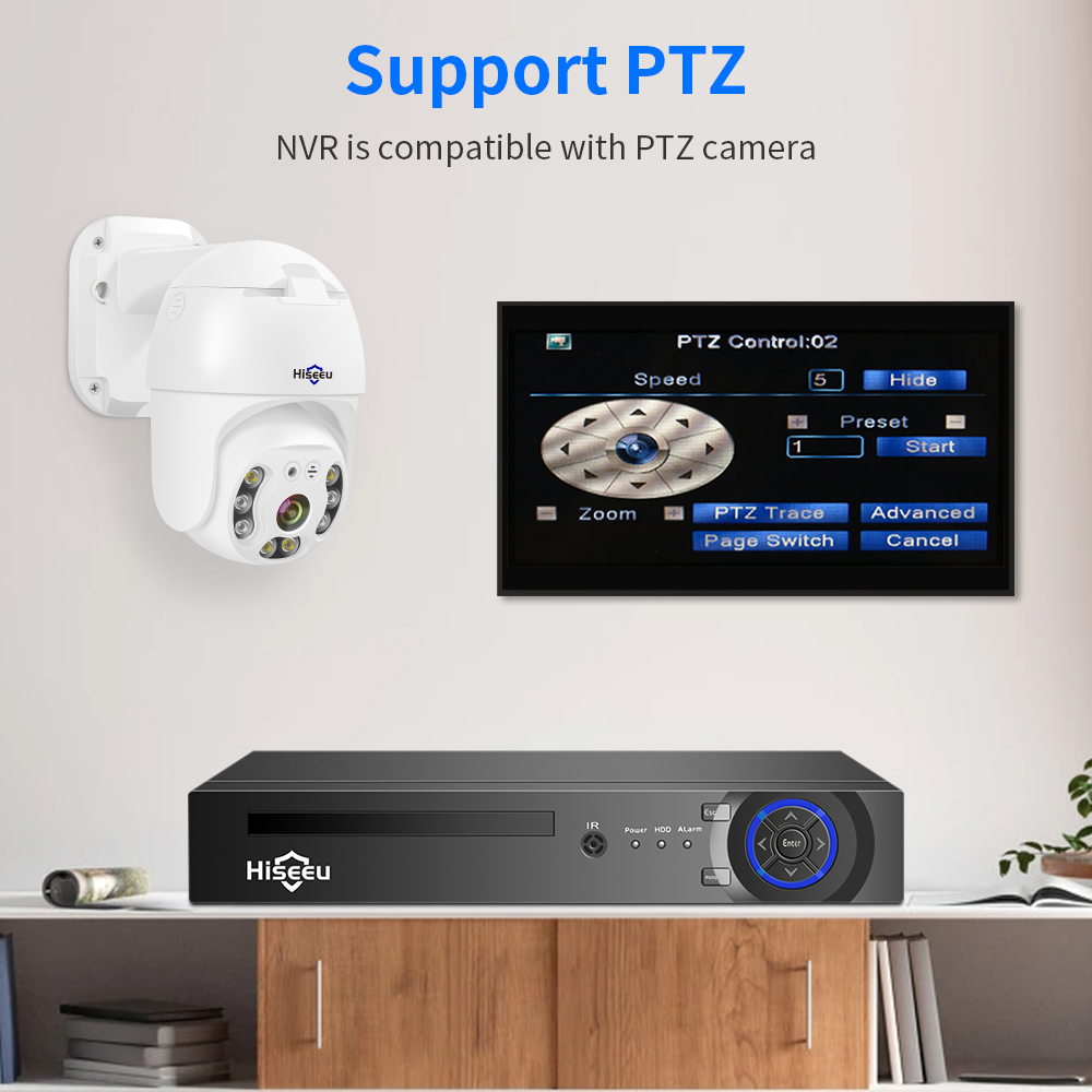 Hiseeu 4CH 10CH 16CH 4K 8MP 5M - Home Security Camera のレビューと価格
