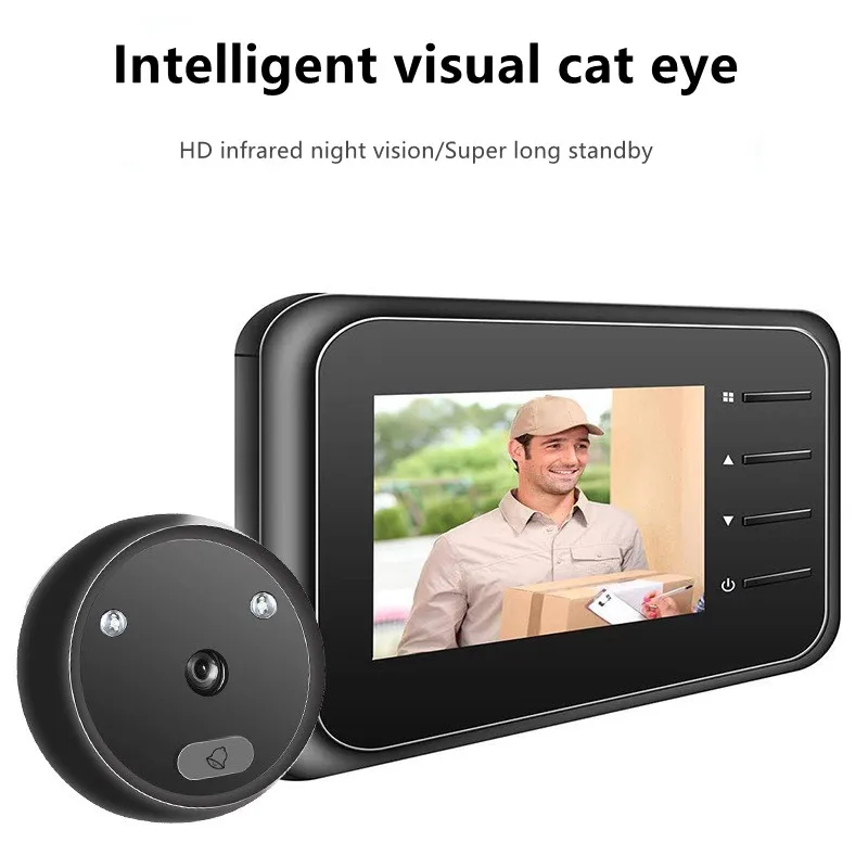 2.4 inch Video Peephole Doorbe - Home Security Ring Camera のレビューと価格