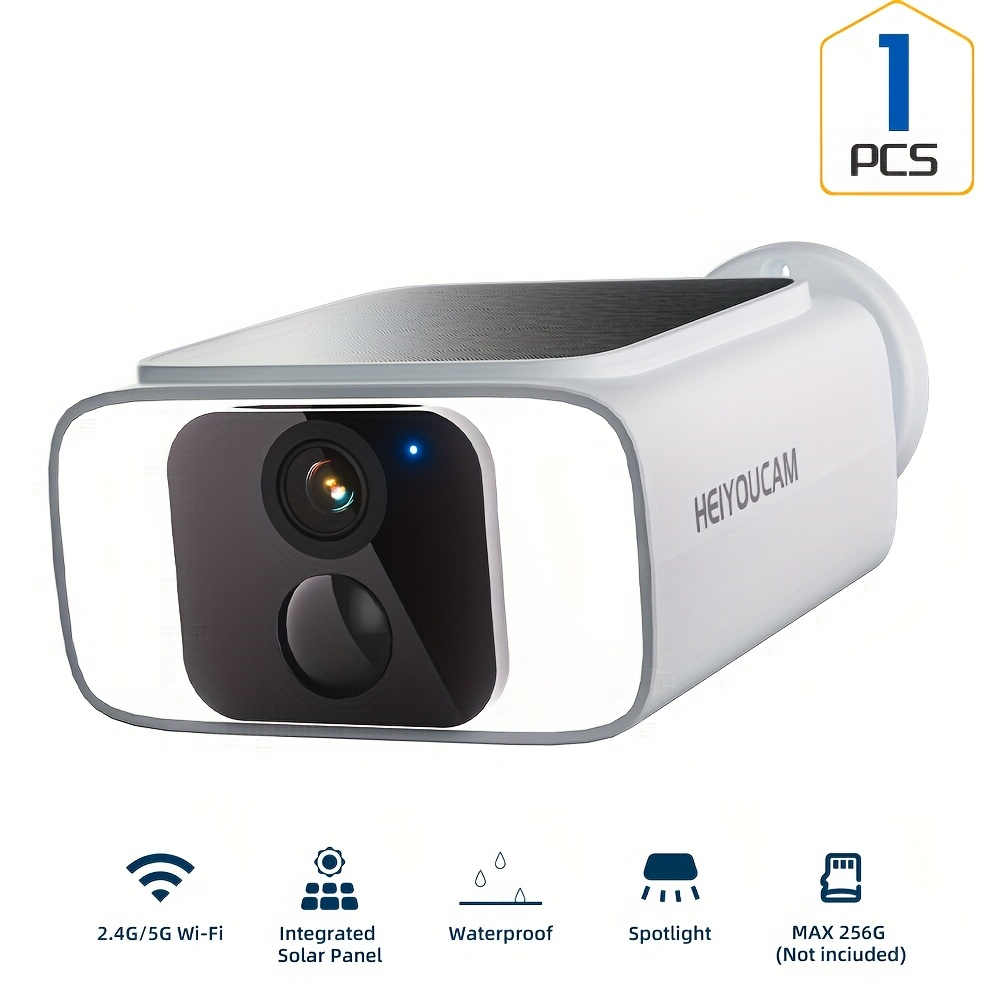 1/2/4pcs HEIYOUCAM 4MP Solar S - Home Security No Wifi のレビューと価格