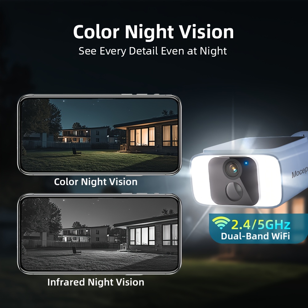 1/2/4pcs HEIYOUCAM 4MP Solar S - Home Security No Wifi のレビューと価格