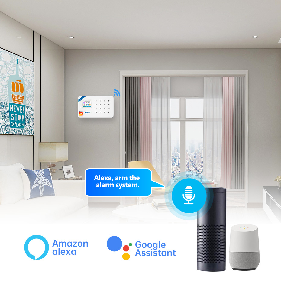 KERUI W181 Alarm System Panel  - Home Security Kit With Camera のレビューと価格