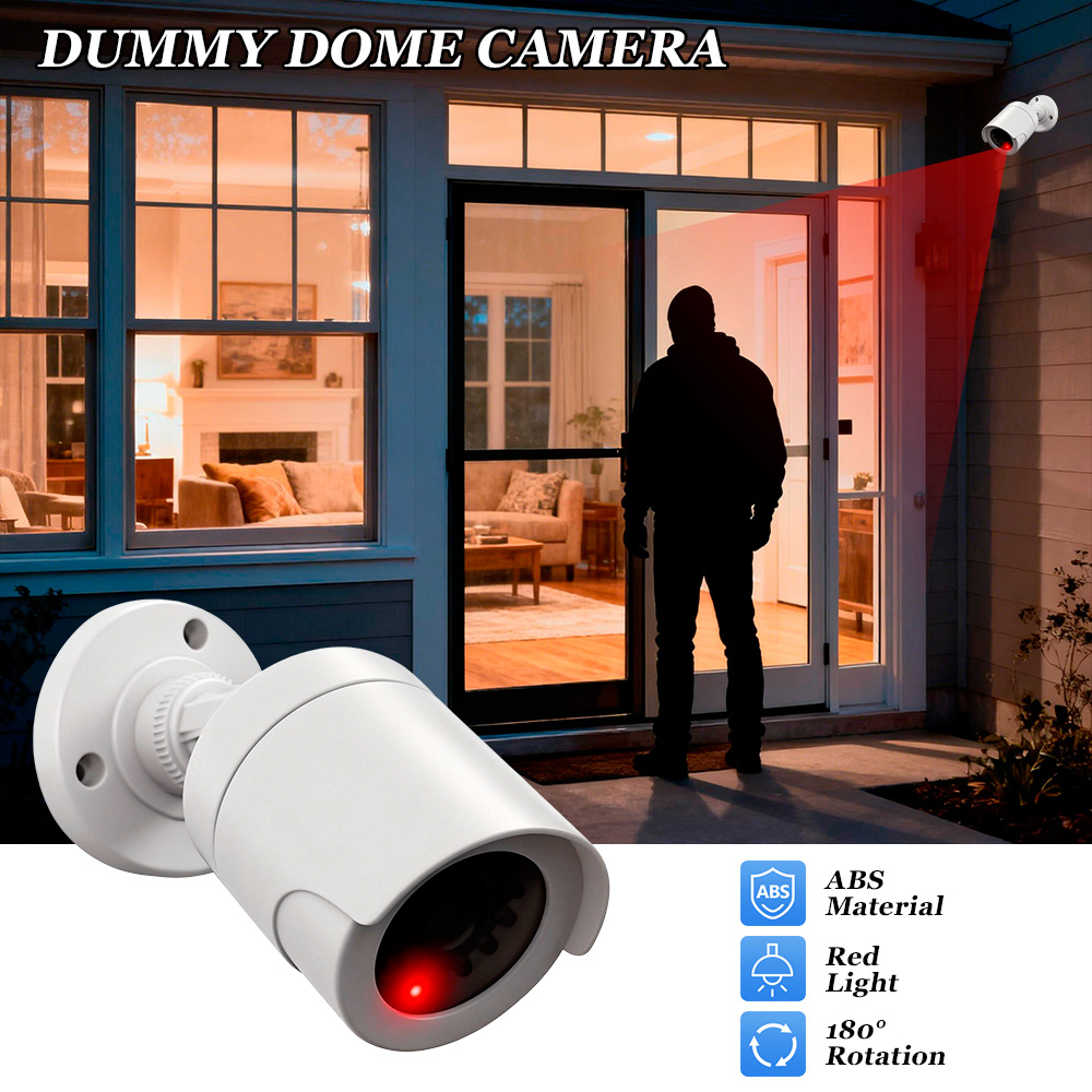 Simulation Camera Dummy Fake C - Home Security Lights Outdoors のレビューと価格