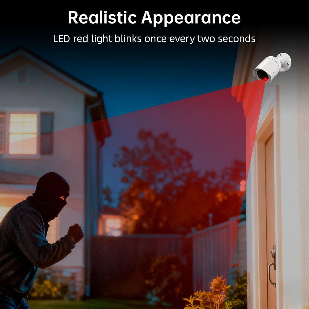 Simulation Camera Dummy Fake C - Home Security Lights Outdoors のレビューと価格
