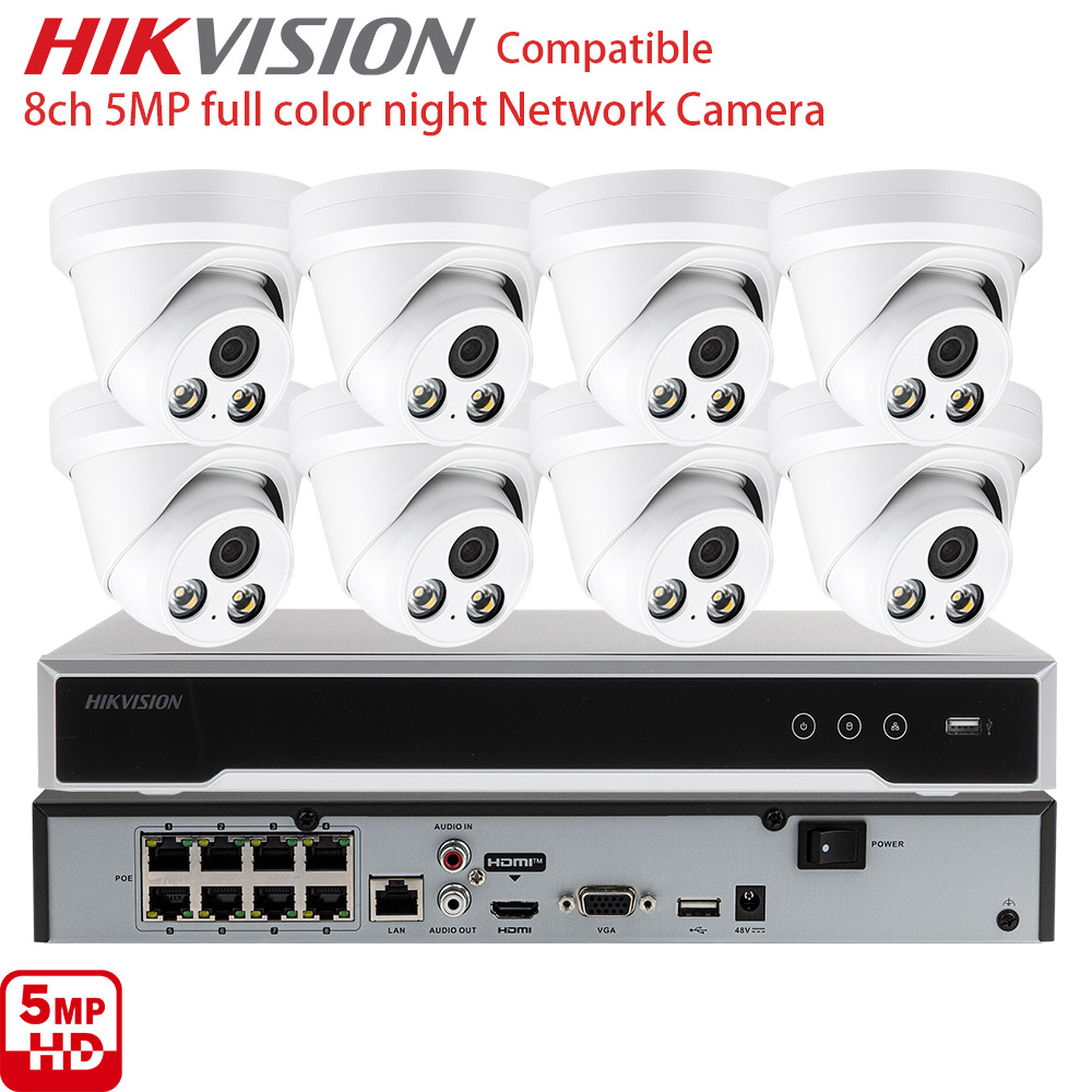 8CH 5MP IP CCTV Security Camer - Home Security System Hikvision のレビューと価格