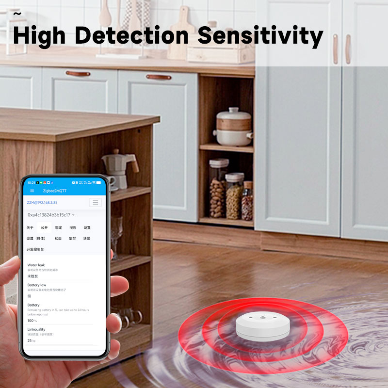 Smart ZigBee3.0 2MQTT Water Le - Home Security Tools のレビューと価格