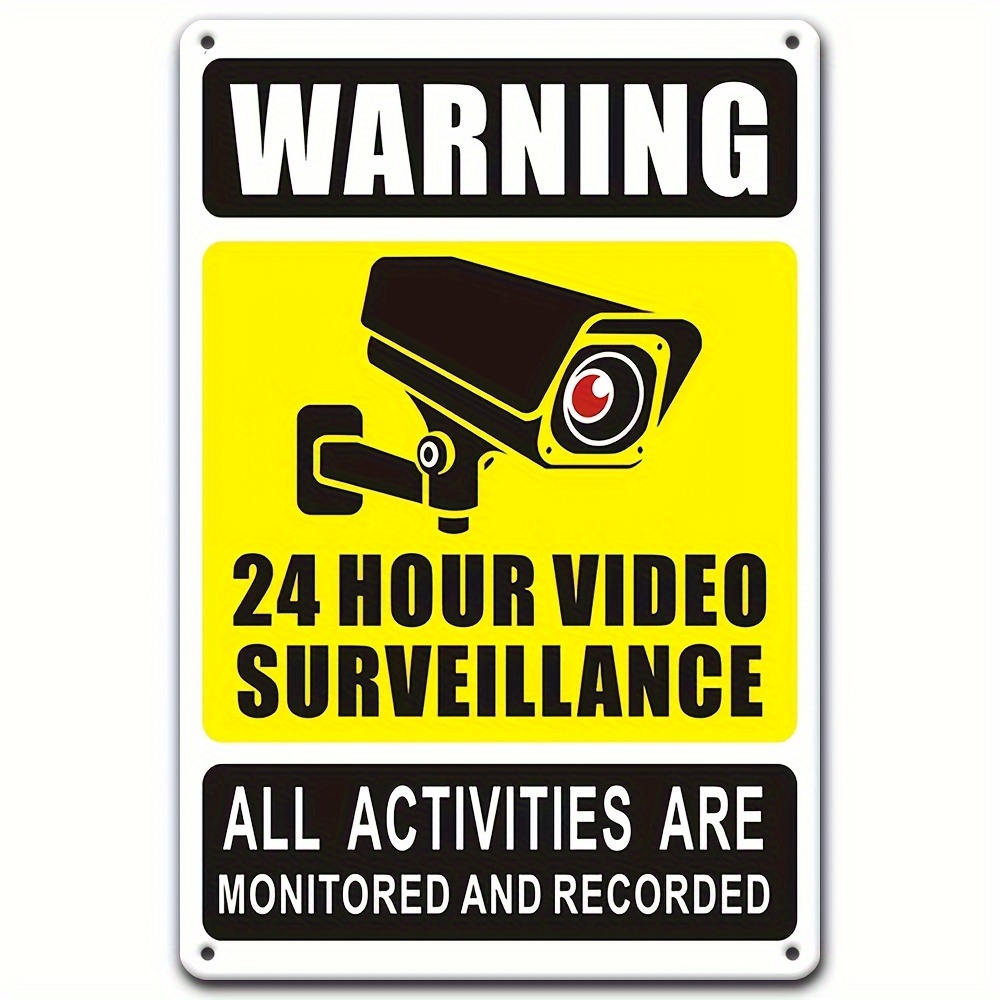 24/7 Video Surveillance Warnin - Home Security News のレビューと価格