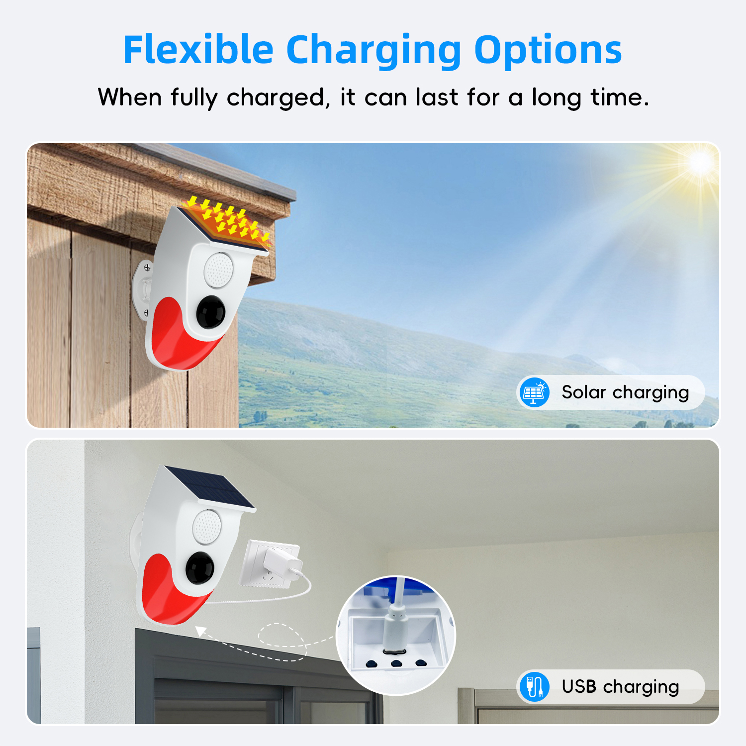 433mhz Motion Sensors Solar So - Home Security Lights Outdoors のレビューと価格