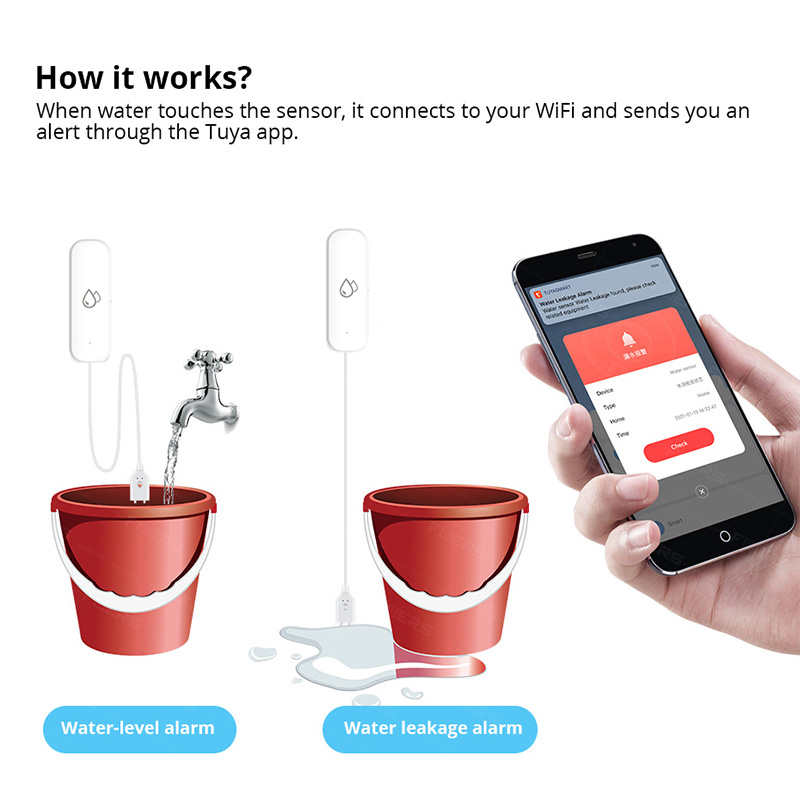 Tuya WiFi Water Leakage Alarm  - Home Security And Monitoring のレビューと価格