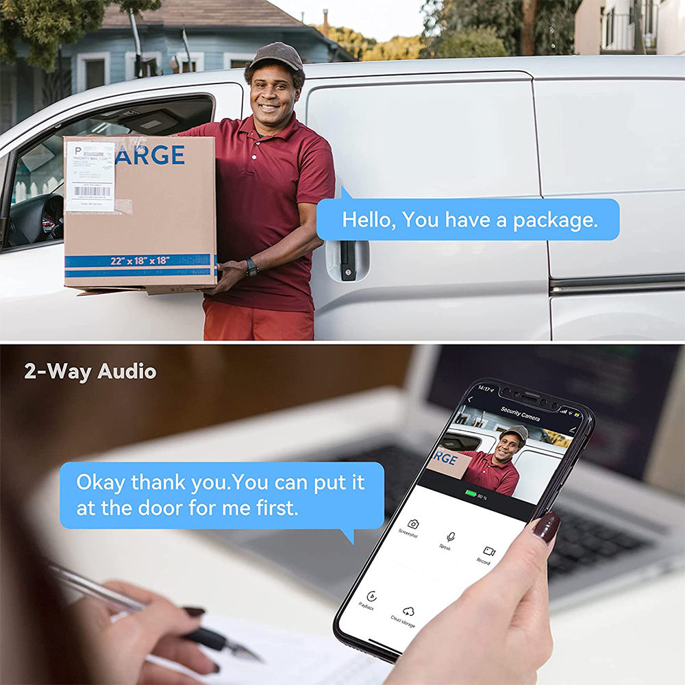 Smart Life Wireless Security H - Home Security Ring Camera のレビューと価格