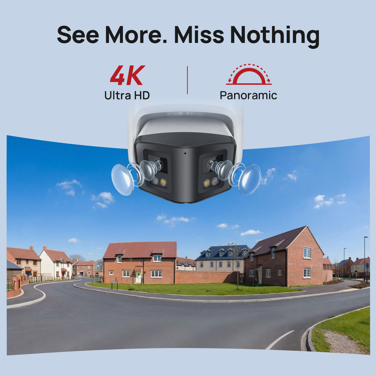 Vikylin 8MP Panoramic Smart Du - Home Security System Hikvision のレビューと価格